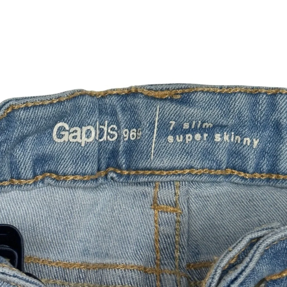 Gap SLIM Super Skinny Jeans- size 7 SLIM-‎ guc for light dinginess to knees